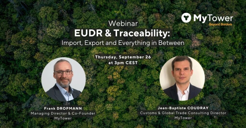 EUDR et traçabilité : Import, Export et tout le reste